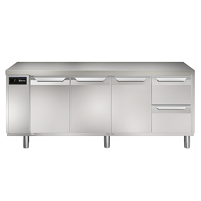 ecostore HP Premium<br>Tavolo refrigerato 590lt, 3 porte, 2 cassetti, -2+10°C, remoto