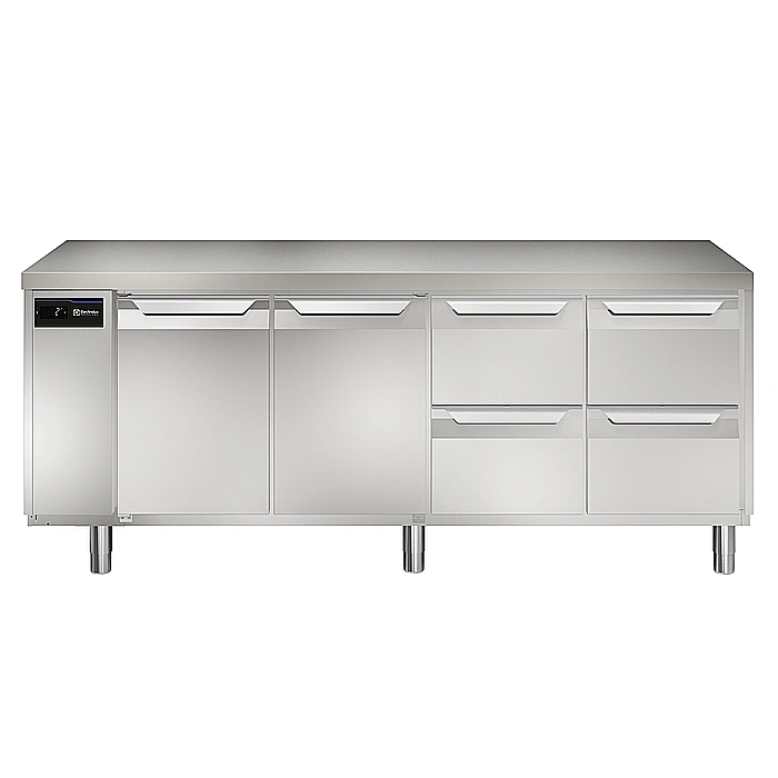 ecostore HP Premium<br>Tavolo refrigerato 590lt, 2 porte, 4 cassetti, -2+10°C, remoto