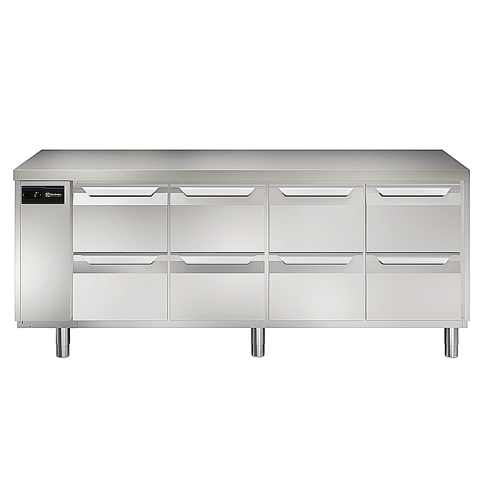 ecostore HP Premium<br>Tavolo refrigerato 590lt, 8 cassetti, -2+10°C,  remoto