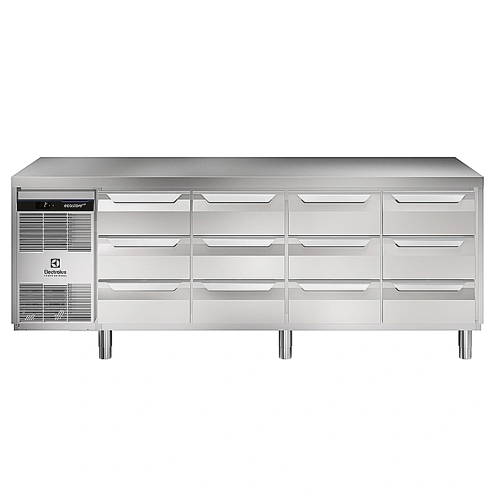 ecostore HP Premium<br>Tavolo refrigerato 590lt, 12x⅓ cassetti, -2+10°C