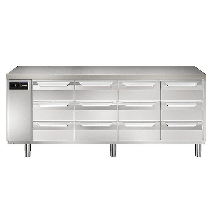 ecostore HP Premium<br>Tavolo refrigerato 590lt, 12x⅓ cassetti, -2+10°C, remoto