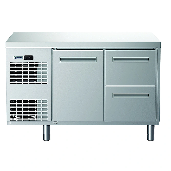 ecostore HP<br>Tavolo freezer 1 porta e 2 cassetti, -22-15°C, AISI 304, R290