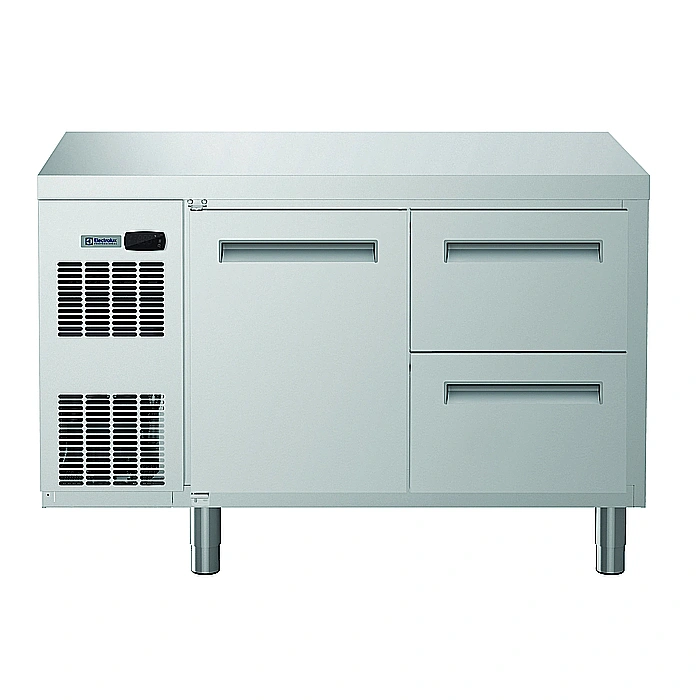 ecostore HP<br>Tavolo refrigerato 1 porta e 2 cassetti, -2+10°C, AISI 304, R290