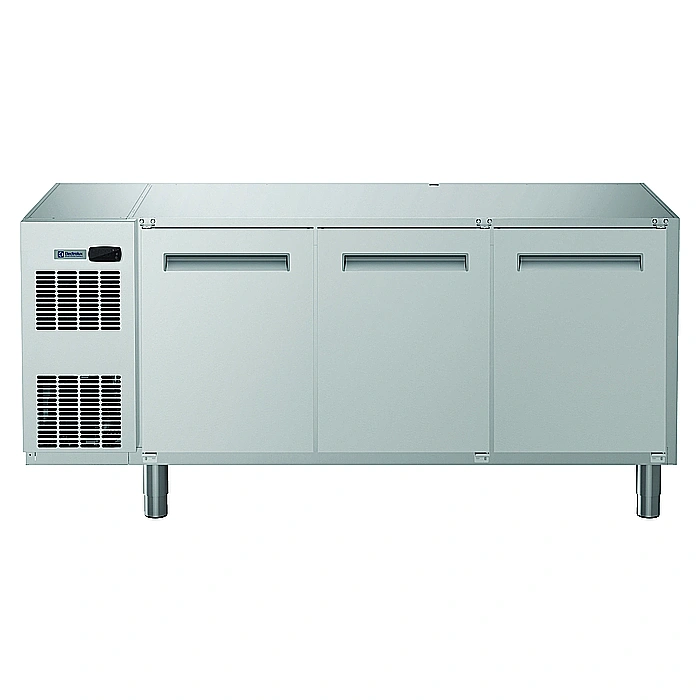 ecostore HP<br>Tavolo refrigerato 3 porte, -2+10°C, AISI 304, senza top, R290