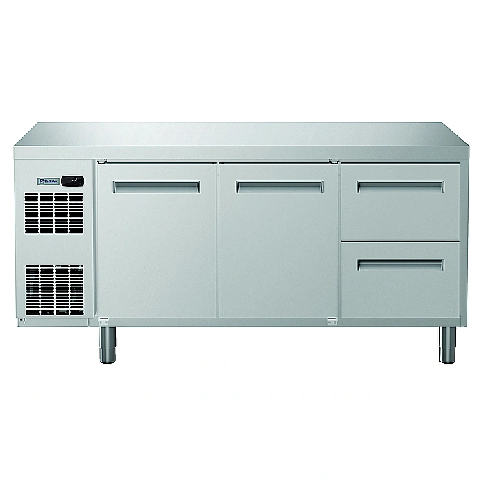 ecostore HP<br>Tavolo refrigerato 2 porte e 2 cassetti, -2+10°C, AISI 304, R290