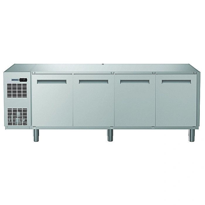 ecostore HP<br>Tavolo refrigerato 4 porte, -2+10°C, AISI 304, senza top, R290