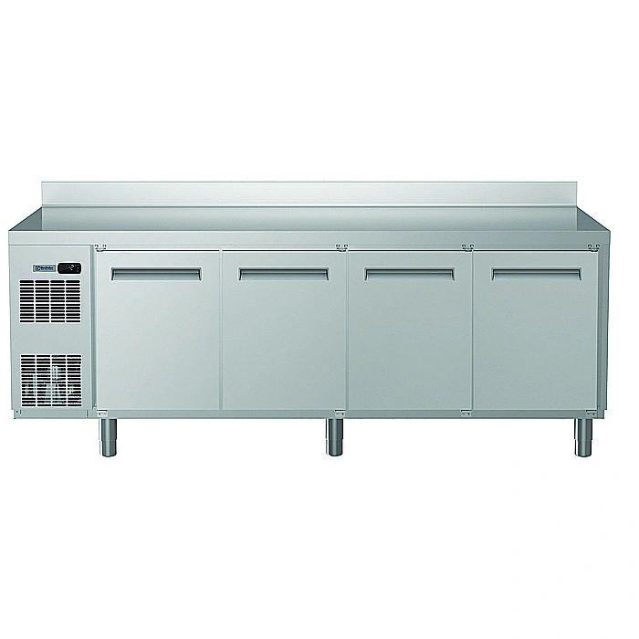 ecostore HP<br>Tavolo refrigerato 4 porte, -2+10°C, AISI 304, con alzatina, R290