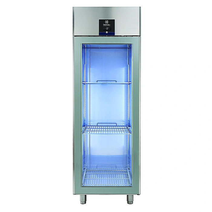 ecostore Premium<br>Freezer digitale 670 litri, 1 porta vetro, AISI 304, -20-15°C (Gas refrigerante R290)