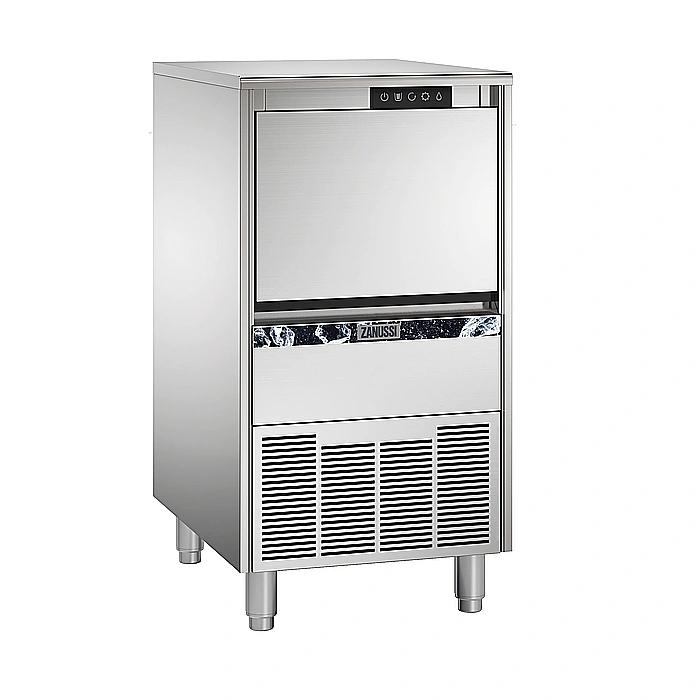 Produttori di ghiaccio<br>Produttore di ghiaccio granulare XS, 88 kg/24 h, raffreddamento ad acqua, con contenitore da 20 kg
