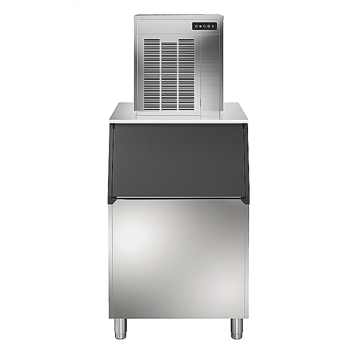 Produttori di ghiaccio<br>Produttore di ghiaccio granulare, 234 kg/24 h, raffreddamento ad acqua, modulare, con contenitore da 230 kg