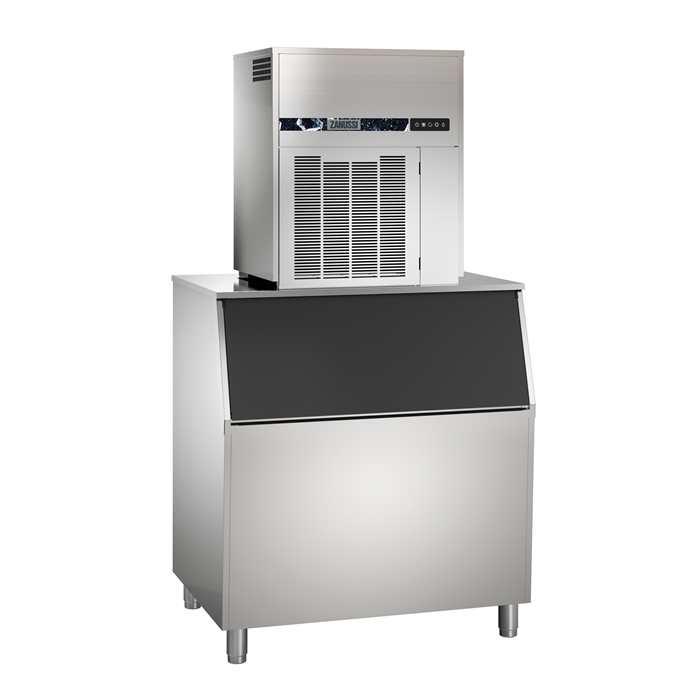 Produttori di ghiaccio<br>Produttore di ghiaccio granulare, 655 kg/24 h, modulare, raffreddamento ad aria, con contenitore da 340 kg