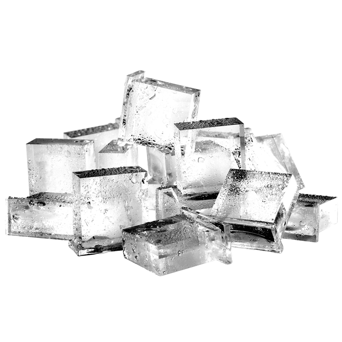 Produttori di ghiaccio<br>Produttore di ghiaccio mezzi cubetti, 145 kg/24 h, raffreddamento ad aria, con contenitore da 45 kg