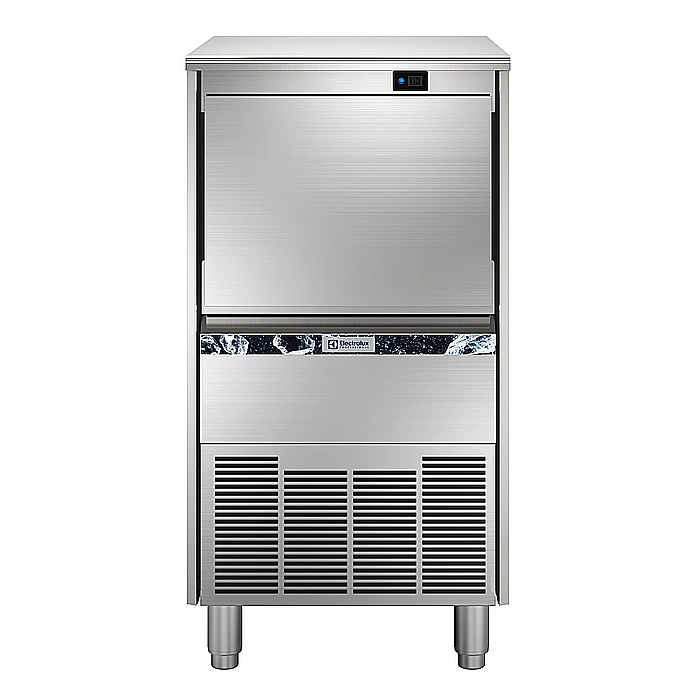 Produttori di ghiaccio<br>Produttore di ghiaccio a cubetti (40 grammi), 47 kg/24 h, raffreddamento ad aria, con contenitore da 20 kg