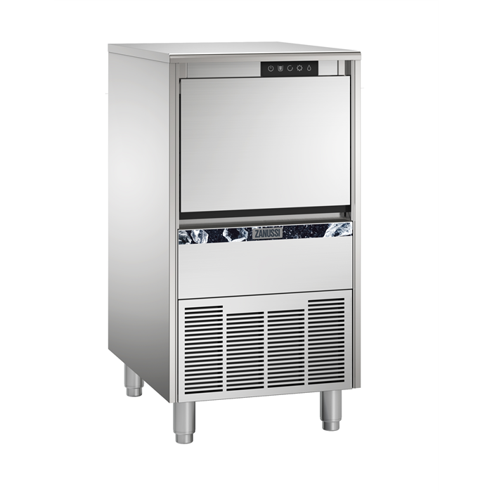 Produttori di ghiaccio<br>Produttore di ghiaccio granulare XS, 74 kg/24 h, raffreddamento ad aria, con contenitore da 20 kg