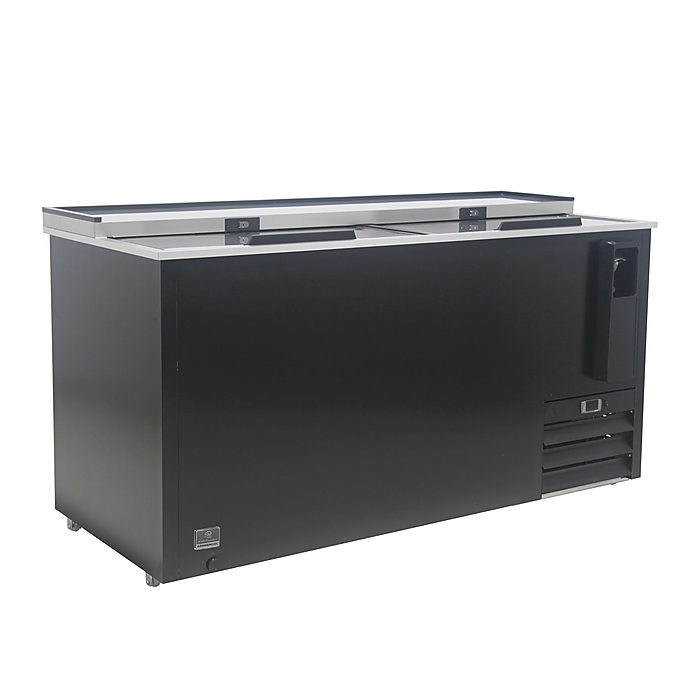 Refrigeration Equipment<br>Slide Top Bottle Cooler Black 65
