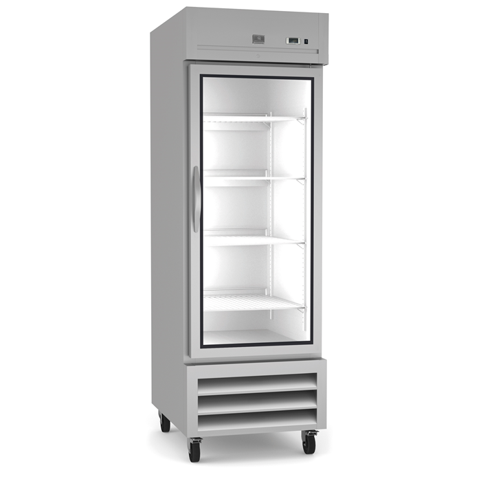 Refrigeration Equipment<br>1-Glass Door Full Height Refrigerator 27