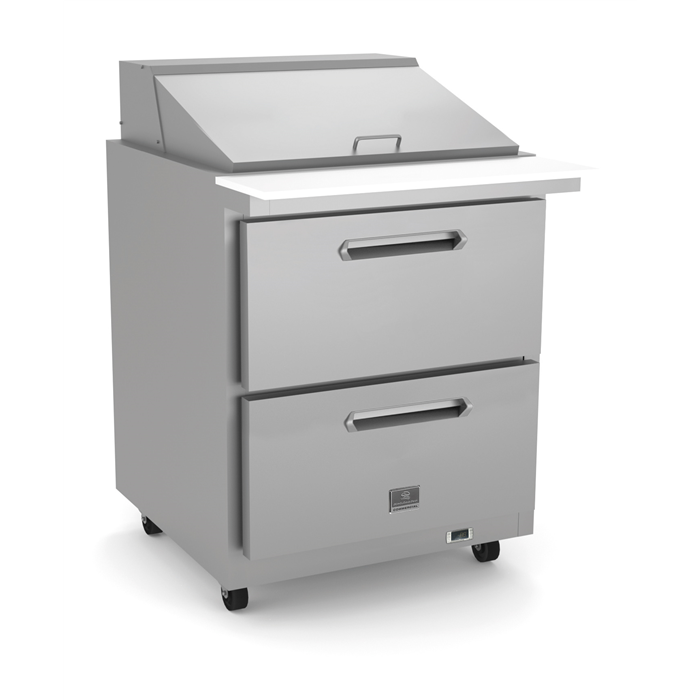 Refrigeration Equipment<br>2-Drawer Mega Top Prep Table 29