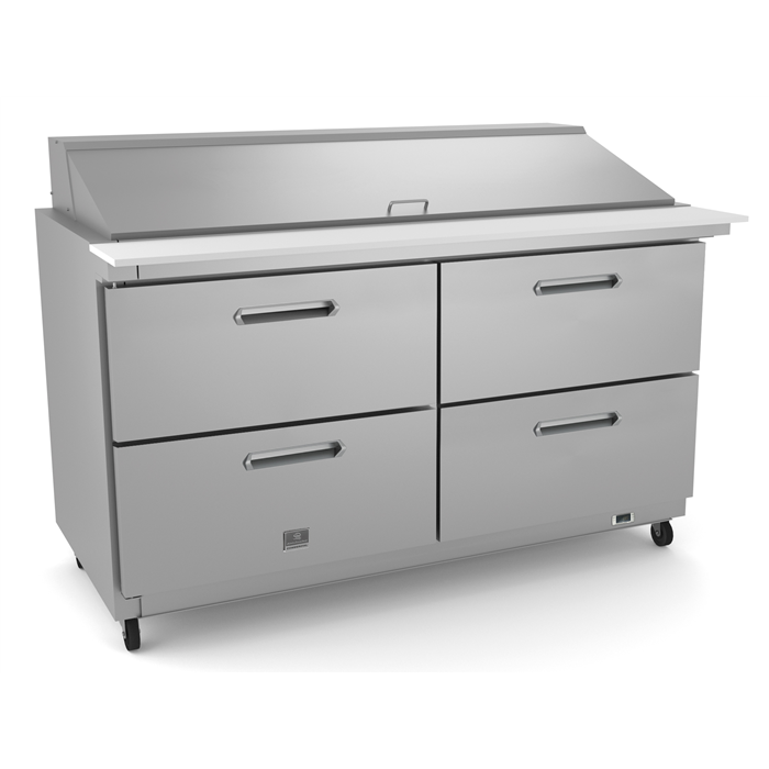 Refrigeration Equipment<br>4-Drawer Mega Top Prep Table 61