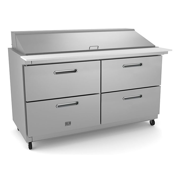 Refrigeration Equipment<br>4-Drawer Mega Top Prep Table 61
