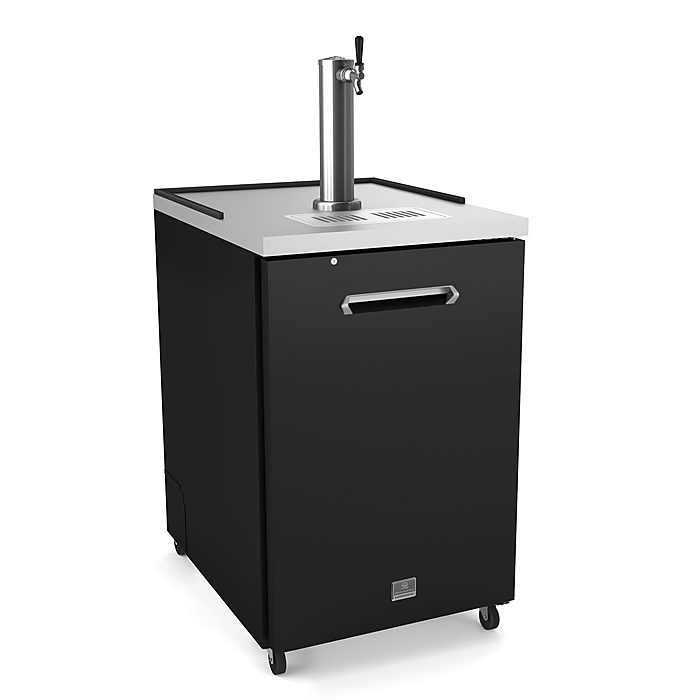 Refrigeration Equipment<br>1-Door 1-Tower Draft Box Black 24