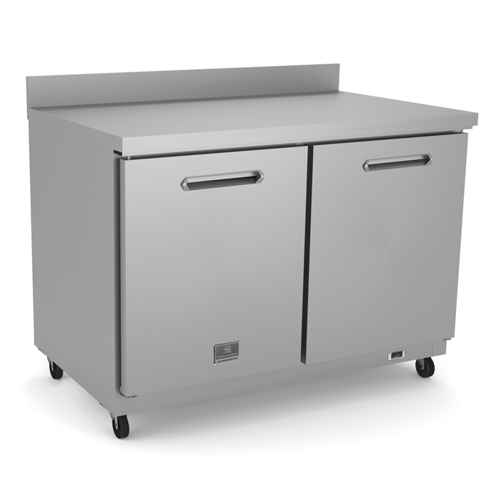 Refrigeration Equipment<br>2-Door Work Top Freezer 48