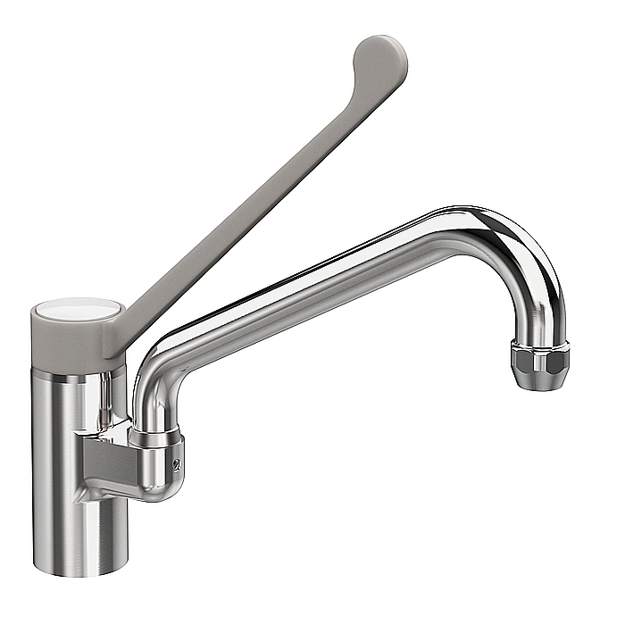 Prodotti complementari<br>Rubinetto con leva a gomito con canna corta, 3/4