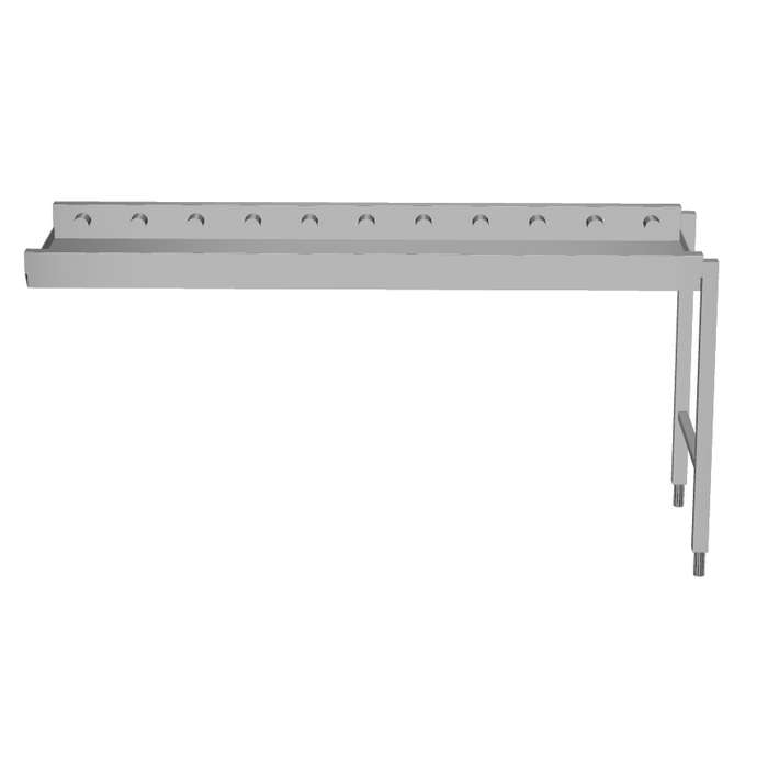 Environnement pour machines à laver<br>Table à rouleaux courts