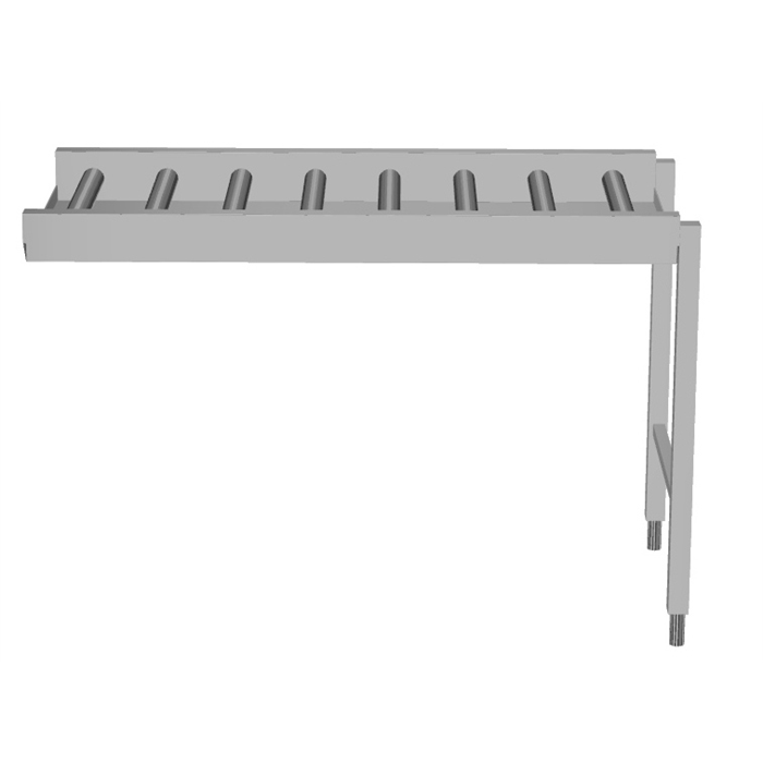 Handling System for Dishwasher<br>Conveyor, long rollers