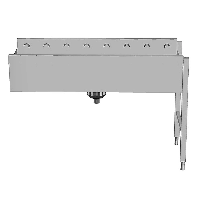 Movimentazione per lavastoviglie<br>Rulliere a rulli corti e vascone