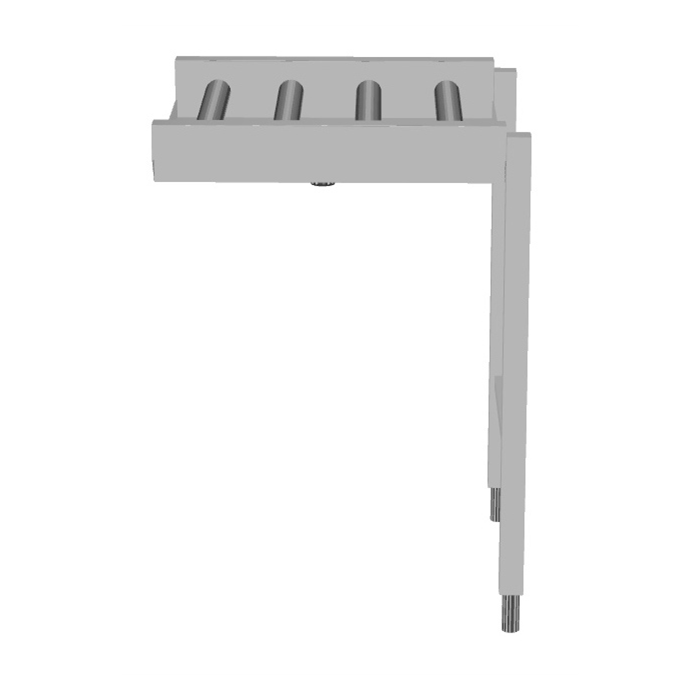 Handling System for Dishwasher<br>Conveyor, long rollers