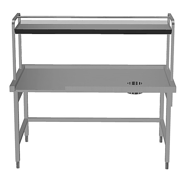 Movimentazione Stoviglie<br>Tavolo cernita, destra verso sinistra, 1700x100 mm