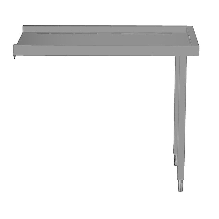 Movimentazione Stoviglie<br>Tavolo di servizio per carico e scarico lavastoviglie, 1100 mm