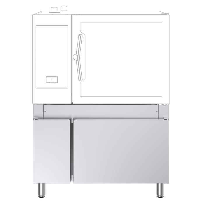 Accessoires cuisson<br>BASE PLACARD AVEC GLISSIÈRES pour four 6 ou 10 GN1/1