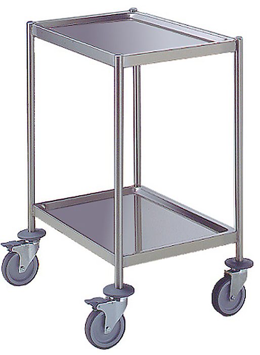 Carrelli di servizio<br>Carrello di servizio 2 ripiani 400 mm