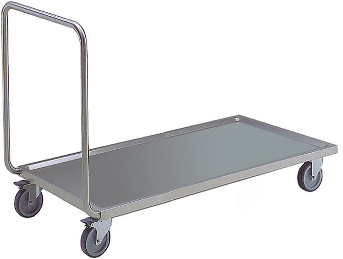 Carrelli di servizio<br>Carrello con pianale basso 1200 mm