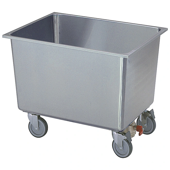 Carrelli di servizio<br>Vasca carrellata 220 litri - 850 mm