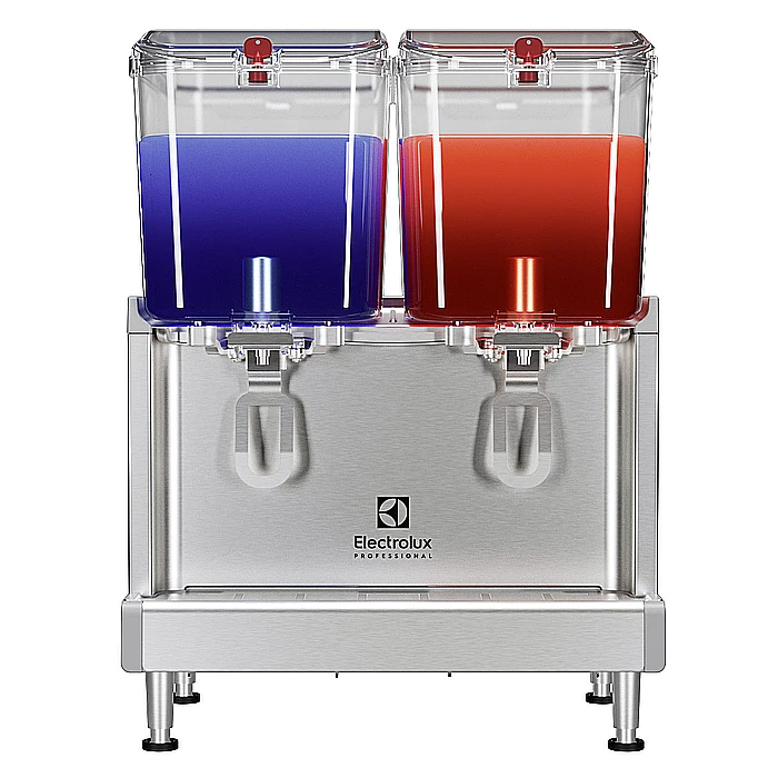 Bevande fredde<br>Dispenser bevande fredde 2x18 l, agitatore e chiusura coperchio