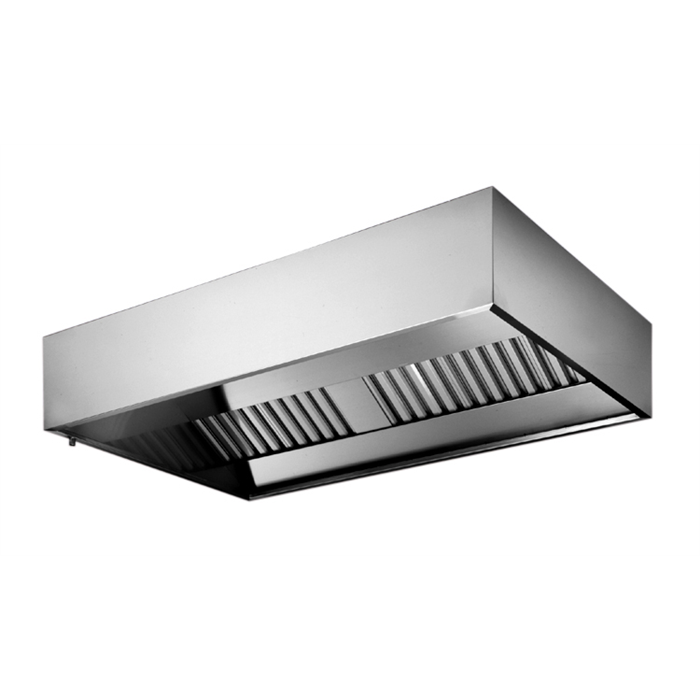 Ventilation<br>Hotte murale en inox 304 avec filtres 1600X1600mm