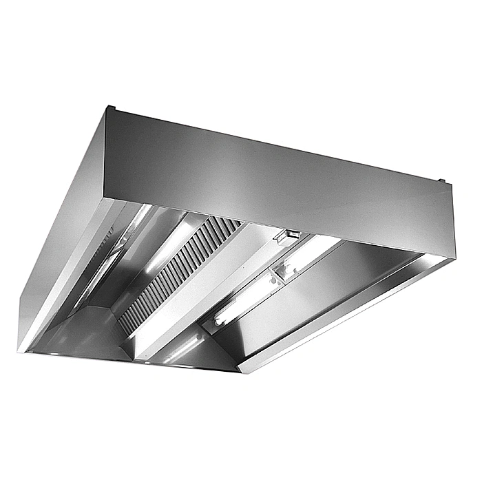 Ventilazione<br>SUPERTREDIL centrale a flusso compensato in acciaio inox AISI 304 – 4000x1800 mm