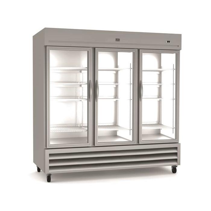 Refrigeration Equipment<br>3-Glass Door Full Height Refrigerator 81