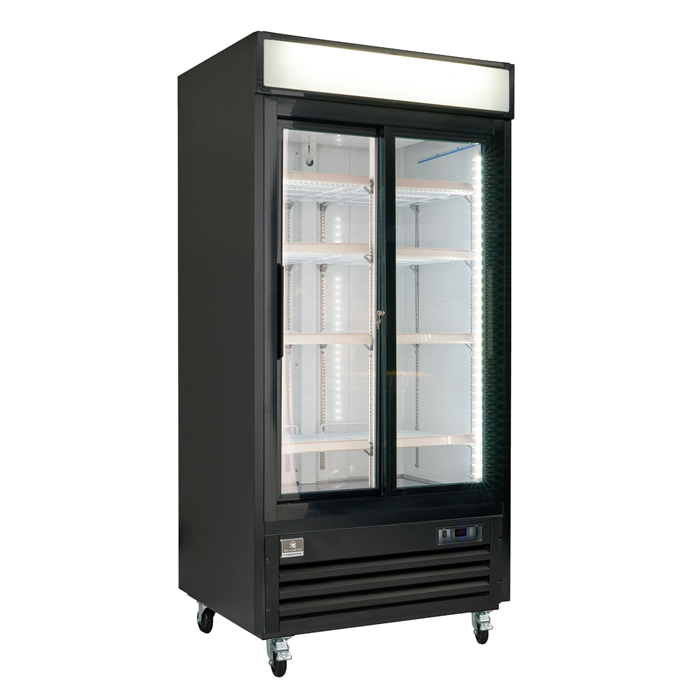 Refrigeration Equipment<br>2-Sliding Glass Door Full Height Merchandiser Refrigerator 41.25