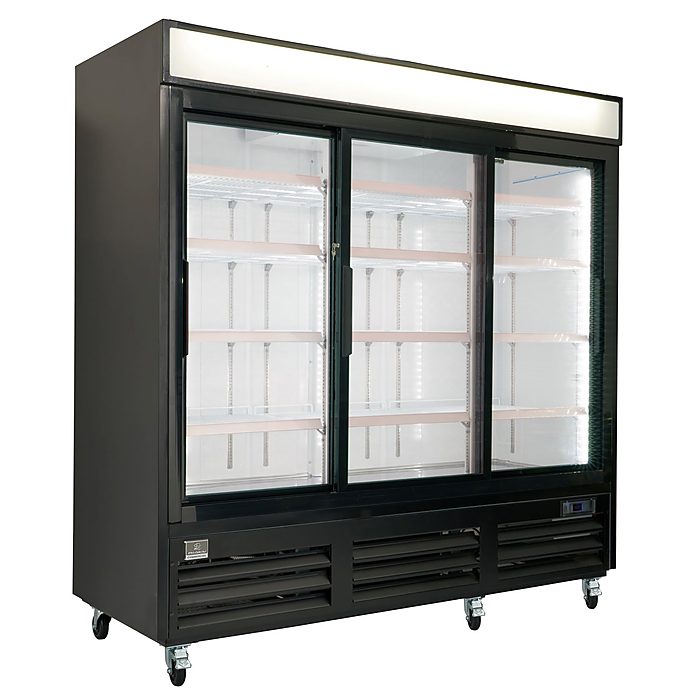 Refrigeration Equipment<br>3-Sliding Glass Door Full Height Merchandiser Refrigerator 81