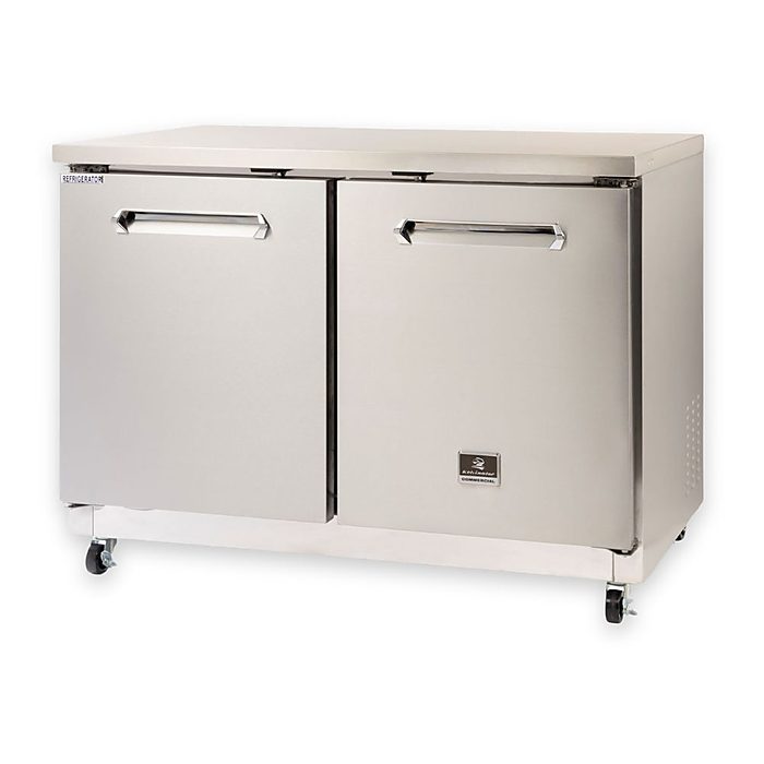 Refrigeration Equipment<br>2-Door Under Counter Refrigerator 48