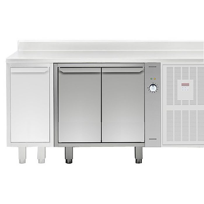 Preparazione StaticaArmadio caldo passante con 2+2 portine a battente – 900 mm