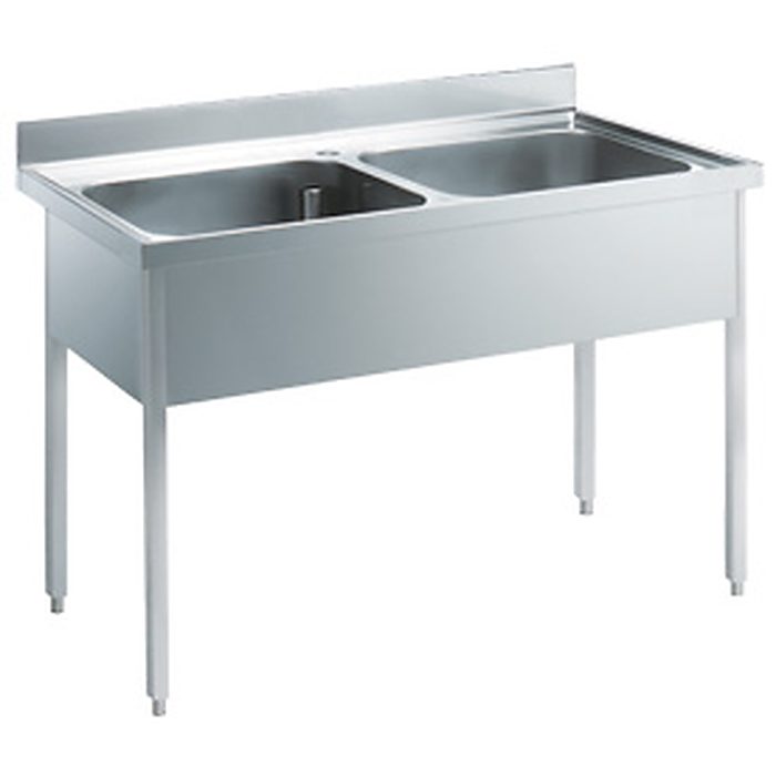 Preparazione Statica StandardLavatoio con 2 vasche, da 1400 mm