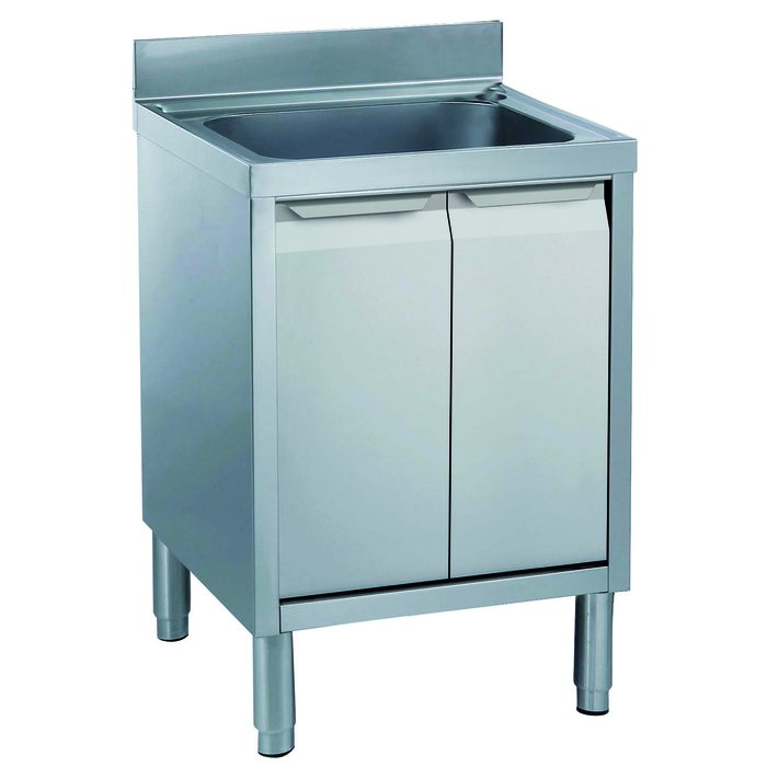 Standard Preparation 700 mm Cupboard Sink with 1 Bowl & 1 Door (132817