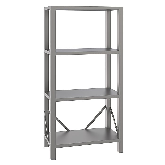 Preparazione StaticaScaffale con 4 ripiani in acciaio inox AISI 304, da 970 mm