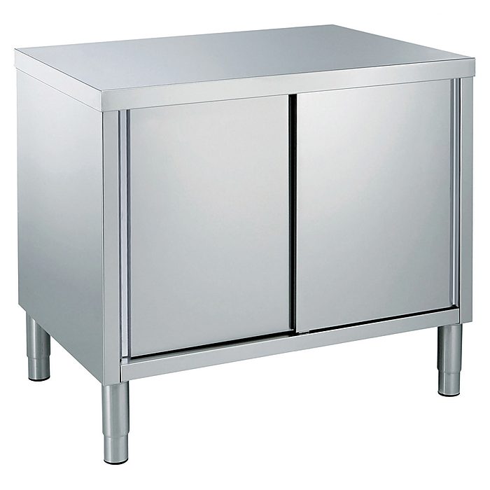 Preparazione Statica StandardTavolo armadiato con 1 ripiano e 2 porte scorrevoli, da 1200 mm
