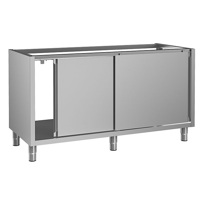 Preparazione Statica StandardVano armadiato senza top per lavello, con 2 porte scorrevoli, 1600 mm