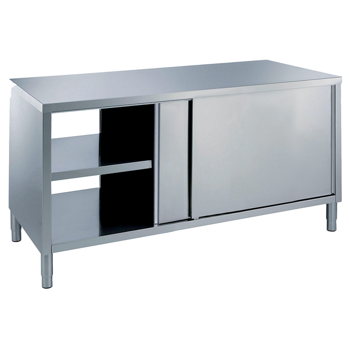 Standard Preparation 1400 mm Passthrough Worktop Cupboard with Shelf ...